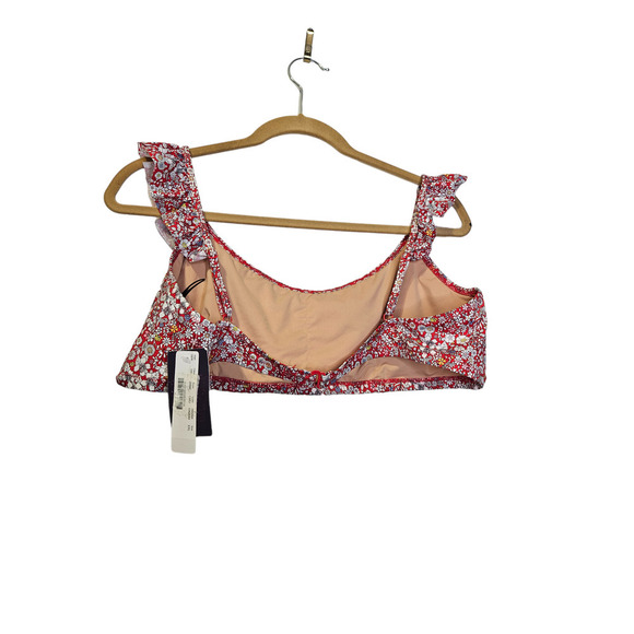 NEW J.Crew XXL Liberty of London June's Meadow Cherry Print Swimsuit Top Bikini - Picture 3 of 5